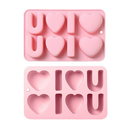 

wendunide kitchen gadgets Washable Silicone Cake Cake Candy Chocolate Decorating Tray DIY Craft Project Pink