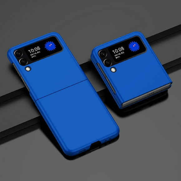 Case for Samsung Galaxy Z Flip 3, Soft Silicone Shockproof Drop Resistant Anti-Yellowing Case, Slim Lightweight Folding Screen Skin-Friendly Phone Cover for Samsung Galaxy Z Flip 3 6.7 Inch,Darkblue