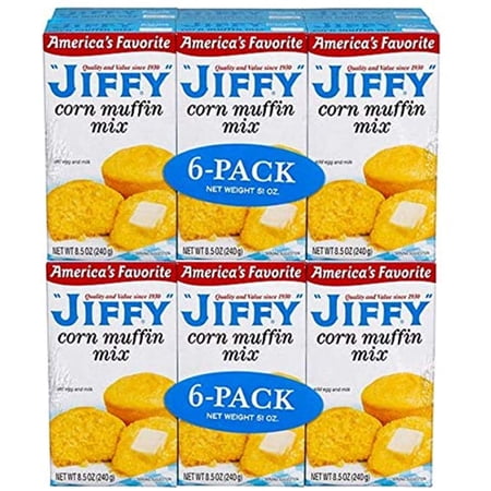 Jiffy Corn Muffin Mix, 8.5 Oz, (6 Boxes) - Set Of 2