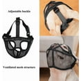 thumbnail image 3 of Dog Muzzle With Short Snout Adjustable Breathable Mesh Muzzle For English French Bulldogs Anti-bite Chewing, 3 of 5