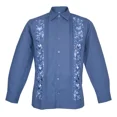 thumbnail image 1 of Guayabera Yucateca Bordada Lino Modelo Colibrí Manga Larga, 1 of 8
