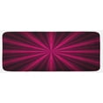 thumbnail image 1 of Hot Pink Kitchen Mat, Abstract Starburst Design Radial Lines Vibrant Colored Beams Futuristic, Plush Decorative Kitchen Mat with Non Slip Backing, 47" X 19", Pink Fuchsia Purple, by Ambesonne, 1 of 1