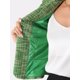 thumbnail image 5 of BLAZER DE TWEED PARA MUJERES CHIC INSPIRADOR CON CUELLO ALTO Y CORTO, CHAQUETA ABIERTA EN COLOR VERDE, 5 of 6