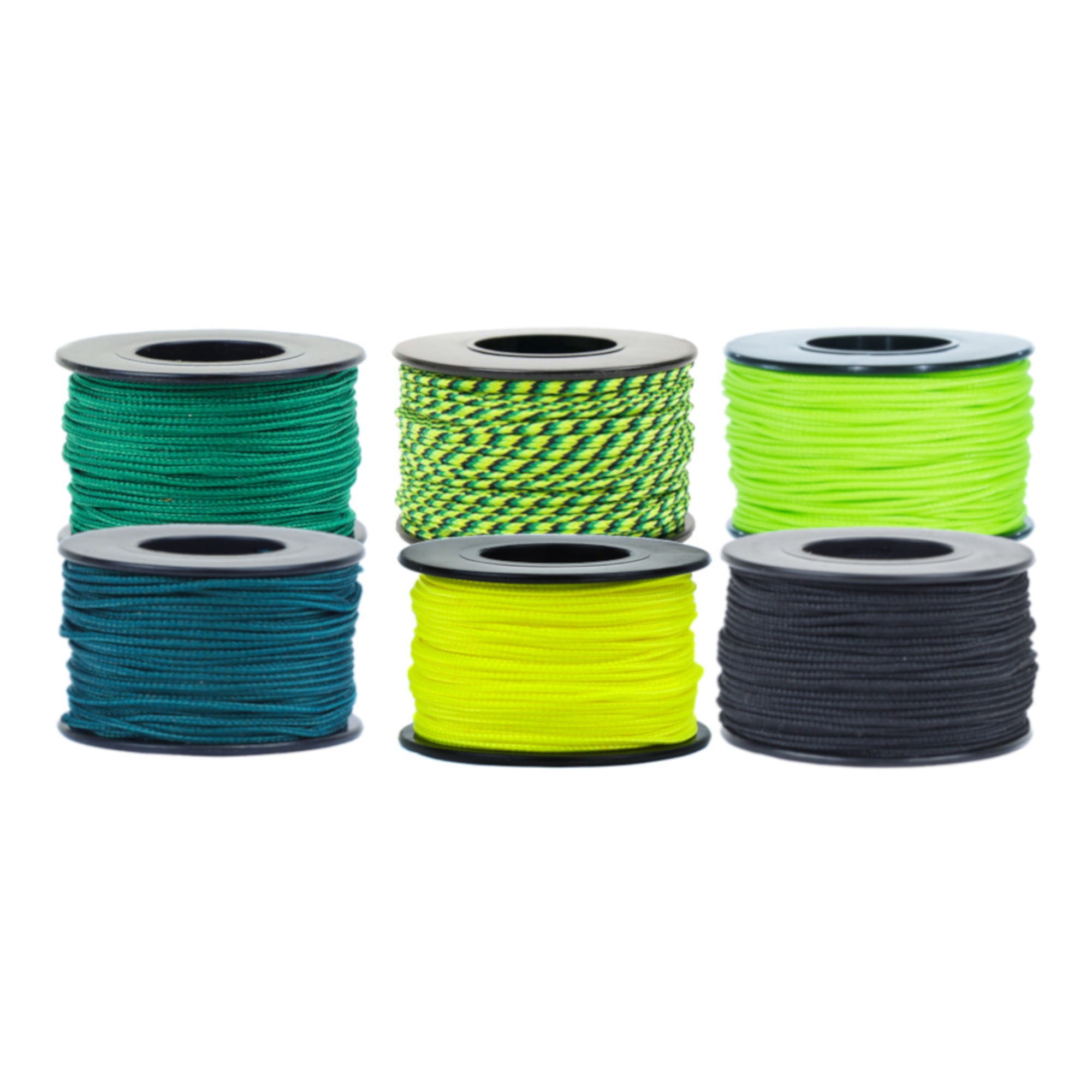 PARACORD Micro Cord Multi Packs 125 Foot Spool Kits in a