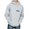 thumbnail image 3 of NASA Boys Modern Logo Chest Hoodie, 3 of 6