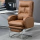 thumbnail image 2 of Mobile Accent Office Chair Designer Folding Luxury Lounge Computer Chair Living Room Silla De Escritorio Office Furnitures My Lux Decor Round, 2 of 14