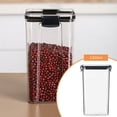 thumbnail image 5 of Airtight Food Storage Containers with Lids, Kitchen and Pantry Organization Canisters with Lids, Plastic Storage Canisters, Plastic Leak-proof Jars for Cereal, Flour, Sugar, 5 of 9