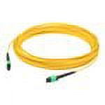 UPC: 0821455053836 | AddOn 1m MPO OS1 Yellow Patch Cable – crossover cable – 3.3 ft – yellow