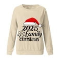 thumbnail image 4 of Women's Christmas Themed Hooded Sweatshirts with Printed Art for Casual Long Sleeve Everyday Use, 4 of 4