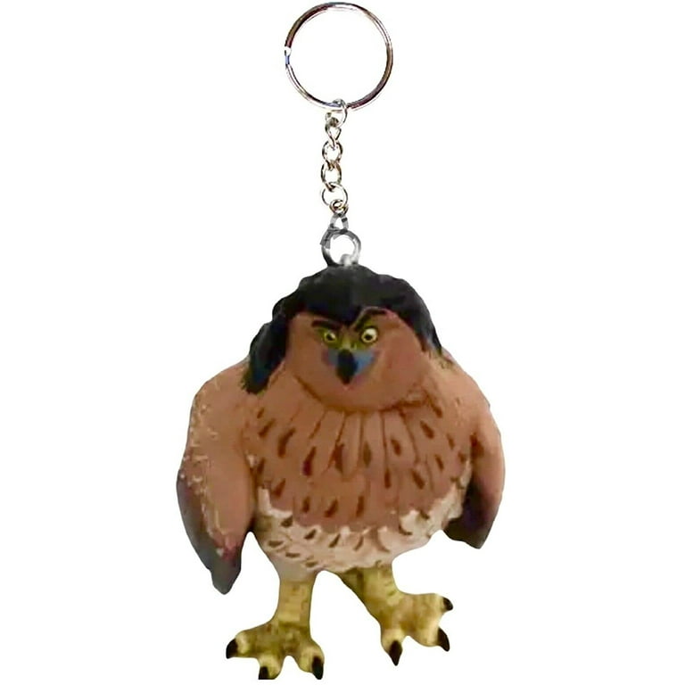 Maui Demigod As Hawk Key Ring Keychain PVC Figure Figurine Ornament Charm  Moana 