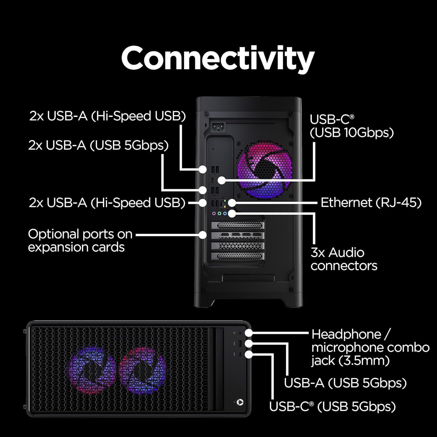 Lenovo Legion Tower 5i  AI-Powered Gaming PC - Intel® Core Ultra 7 265F Processor  NVIDIA® GeForce RTX 5060 Ti Graphics  16 GB Memory  1 TB Storage  3 Months of PC GamePass