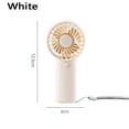 thumbnail image 3 of Portable Handheld Turbo Fan, Battery Powered Fan, 3 in Diameter, Pink, Personal Cooling, Outdoor Camping, 1 Pc, 3 of 3
