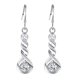 thumbnail image 1 of Pendientes durmientes Infinite Silver 925/1000 con óxido de circonio AAA Mujer, 1 of 4