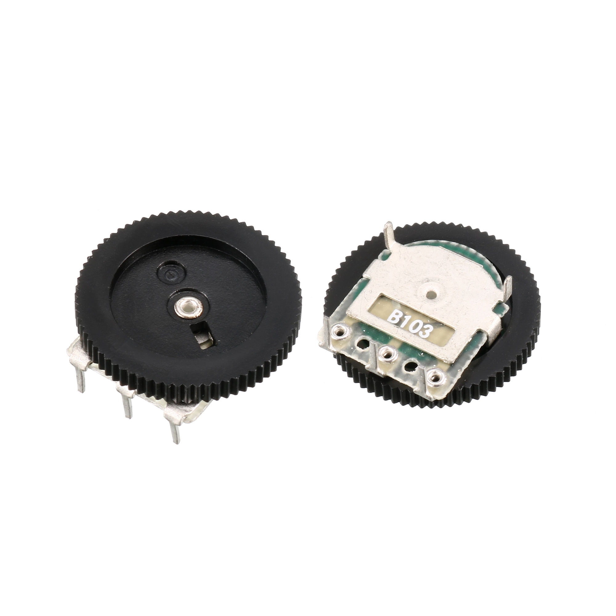 B103 Potenciómetro de rueda de dial lineal dual de 10K Ohm 0.05W 3 ...