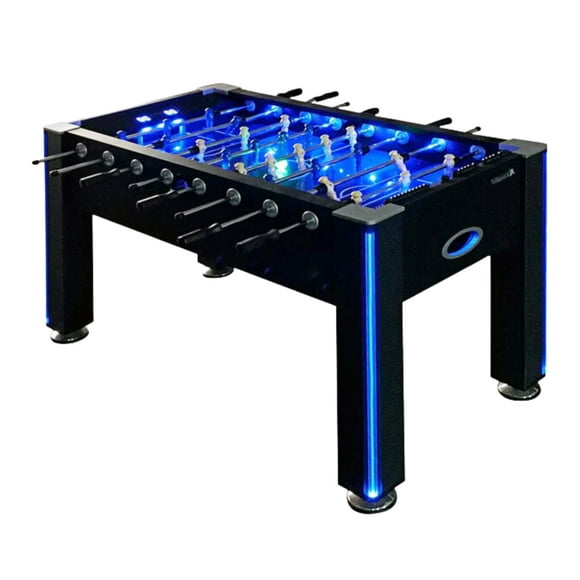 Atomic Table de Baby-Foot Noire Azur 58 1/4 Pouces avec Éclairage LED