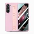 thumbnail image 4 of Decase for Samsung Galaxy Z Fold 5 Leather Shell,Premium Luxury Business Shockproof Cover with Non-Slip Wristband & Built-in Screen Protector Case for Samsung Galaxy Z Fold 5 2023, Pink, 4 of 8