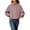 Red, variant on XINPING Women's Cropped Plaid Jacket Lightweight Casual Coat Bomber Gingham Windbreaker Jacket, Vintage Stand Collar, Long Sleeve, Loose Fit, Fall Winter Dailywear with Pockets