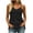 Black, variant on dazeni Womens Pleated Cami Tops Spaghetti Straps V Neck Blouse Loose Casual Sleeveless Camisol Shirts Tunics Pink XXL