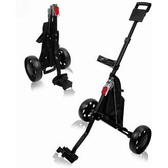 Rovic Model RV2L | 3-Wheel Golf Push Cart | Folding Collapsible