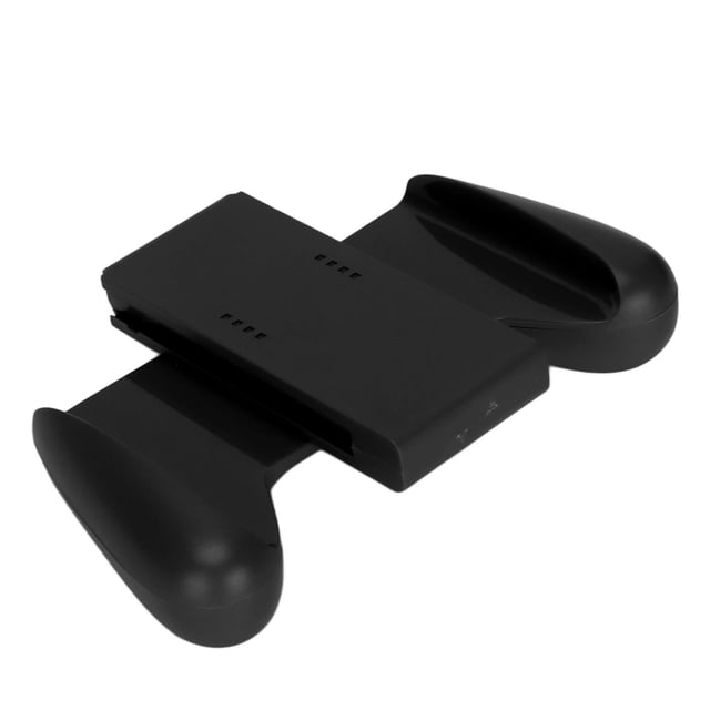 Soporte para mando a distancia con diseño ergonómico y ligero para Joycon, color negro