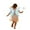 Blue, variant on Enchanting Kids Performance Glittering Transparent Fairy Dress for Girls and Boys Stage Play Party and Dress-Up Adventure, Blue