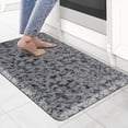 thumbnail image 1 of MeyJey Kitchen Rug, Anti Fatigue Kitchen Mat, Non Skid Waterproof Floor Mat, Thick Cushioned Runner Rug, 20"x30", Silver Gray, 1 of 5