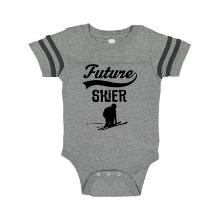 

Inktastic Skiing Future Skier Gift Baby Boy or Baby Girl Bodysuit