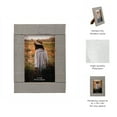 thumbnail image 5 of Decorative Picture Frames with Striped Design for Tabletop Display - Rectangular Modern Wood and Resin Photo Frame for Pictures -  Contemporary Accent with Bold Linear Detail - 8", Black & White, 5 of 10