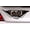Peeping Dog Bumper Stickers-8, variant on 3 Pieces Black Cocker Spaniel Automotive Decorative Paste Torn Metal Stickers Waterproof Pet Dog Fun Decals White Whippet