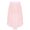 A Pink, variant on TiaoBug Kids Girls Ballet Latin Lyrical Dance Skirts High-Low Dance Wrap Skirt Performance Dancewear 6-14 Lavender 10
