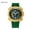 GoldShellGreenFaceGreenBelt, variant on Men's Quartz Watch Waterproof Wristwatches 798211814385