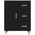 thumbnail image 3 of vidaXL Sideboard Black 69.5x34x90 cm Engineered Wood, 3 of 5