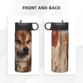 thumbnail image 3 of Bingfone Vintage Shiba Inu Art Print 18oz Sports Insulated Kettle With Straw, Leakproof & BPA Free, Drinking Sports Water Bottle for Fitness, Gym & Outdoor, 3 of 8