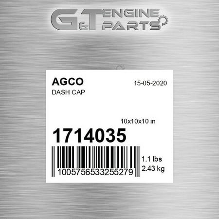 1714035 DASH CAP fits AGCO (New OEM)