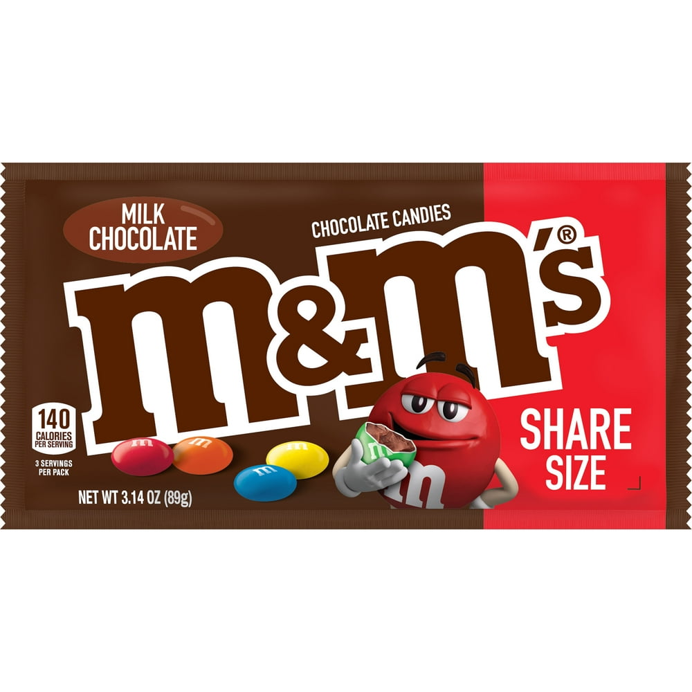 M&M'S Milk Chocolate Summer Candy Share Size 3.14oz