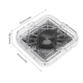 thumbnail image 2 of 8pcs Set NonSlip Furniture Leg Pad Mat for Table Desk Bed Sofa Chairs (Transparent White), 2 of 14