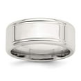 thumbnail image 6 of 925 Sterling Silver 8mm Polished Fancy Band Ring Size 8.5, 6 of 7