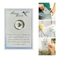 thumbnail image 3 of Kingtowag Wall Plaques, Always Near Glass Gem Angelversary Remembrance Gift Condolence Gift Loss of Loved One Gift, Condolence Gifts, Room Decor, Markdowns, 3 of 6