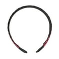 thumbnail image 3 of Unique Bargains 1 Pc Headband Plaid Wide Hair Accessories for Women Red, 3 of 5