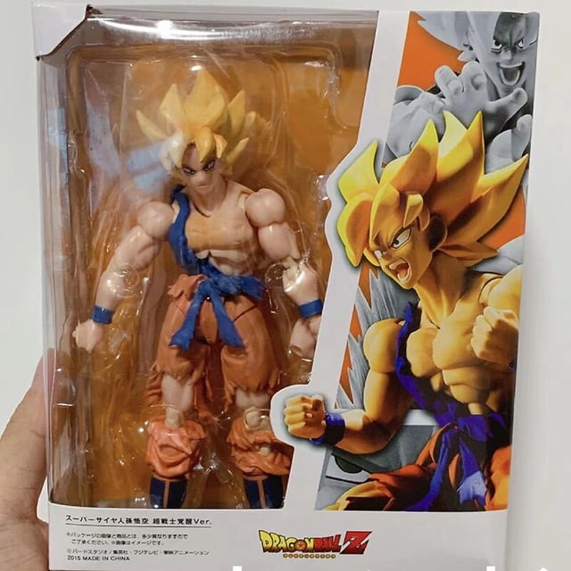 SHF Dragon Ball Z Majin Vegeta Anime Figura de acción, Colección Saisuperb, Butter, JoendocMobile Model Toys, Cadeau pour enfant, 15cm zhangmengya LED
