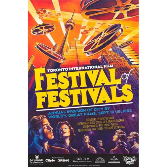 Pop Culture Graphics MOVGG5313 Toronto International Film Festival Movie Poster Print, 27 x 40