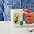 thumbnail image 4 of CafePress - Happy Easter French Bulldog Large Mug - 15 oz Ceramic Large White Novelty Mug, 4 of 6