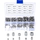 thumbnail image 1 of 200 piezas de tornillos prisioneros de acero inoxidable, tornillos de máquina M3 M4 M5 M6 M8, kit de fijación de tornillo de perforación surtido brillar  Electrónica, 1 of 5