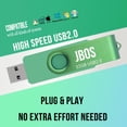 thumbnail image 2 of czcpp-32 Go Clé USB 2 Pack USB 2.0 Clé USB Super Haute Vitesse 32 Go USB pour Stockage et Partage de Date (2 Pcs, Noir Vert), 2 of 4