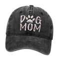 thumbnail image 3 of Gorra de béisbol para mamá, regalo para el Día de la Madre, gorra de béisbol ajustable para mujer, ideal para viajes a la playa. negro, 3 of 9