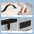 thumbnail image 4 of Exclusive Offers,Insulating Lunch Bag With Waterproof Double Layer Design For Bento Milk Bottle And Meal Boxes Cooler Bag,PENDANE,Gray, 4 of 9