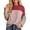 #1 RED, variant on Womens Long Sleeve Tops Crewneck Shirts Casual Knitted Ribbed Pullover Sweatshirts for Women Fashion Color Block Tops Fall Clothes Blouses Tunics Tops Size XL