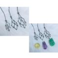 thumbnail image 6 of Osdhezcn Rock Crystal Original Stone Empty Net Bag Metal Slub Necklace Woven Pendant Adjusting Chain Net Bag Pendant Rope, 6 of 13