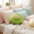 thumbnail image 7 of MAOWO Planet Kakapo Parrot Plush Toy, Large Round Green Bird Stuffed Animal Pillow, Ultra Soft Kawaii Chubby Plushie, Huggable Decor for Kids and Adults, 29 cm / 11.4 in, 7 of 7