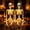 Warm, variant on 36" Full Body Skeleton Decoration,Halloween Posable Skeleton with Lights, 2Pack Gothic Skeletons Decor for Outdoor Indoor Yard Patio Haunted House,Light Up Spooky Party Decor